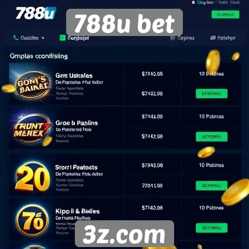 Ofertas de bônus disponíveis no 788u bet